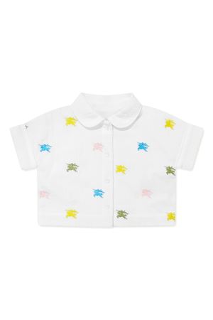 white cotton suit BURBERRY KIDS | 8078889A5127